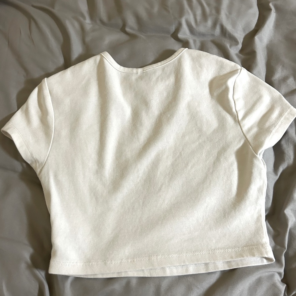 SHEIN xs basic cropped tee